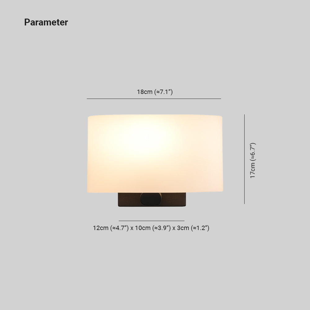 Arisha Nordico Metallo Vetro Applique Ristorante Camera da Letto