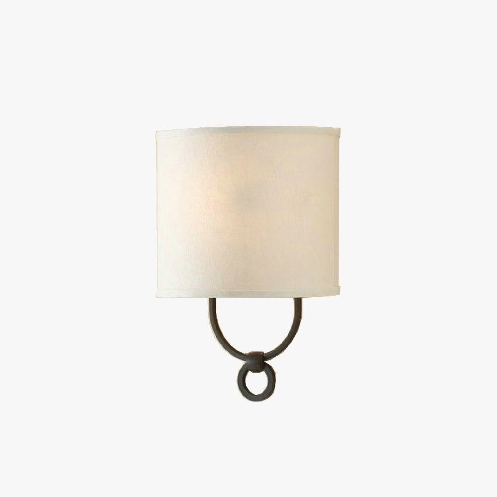 Silva Moderno Cilindrico Metallo Tessuto Applique Camera da Letto