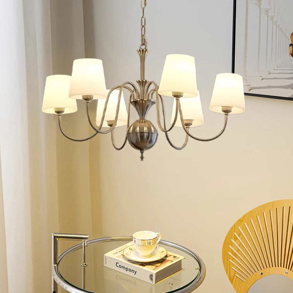 Silva Vintage Metallo Vetro Lampadari Studio Camera da Letto