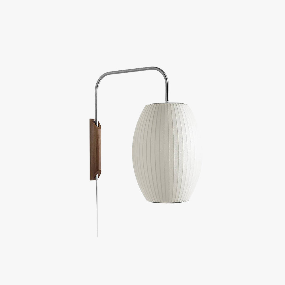 Ritta Moderno Round Metallo Legno Applique Soggiorno