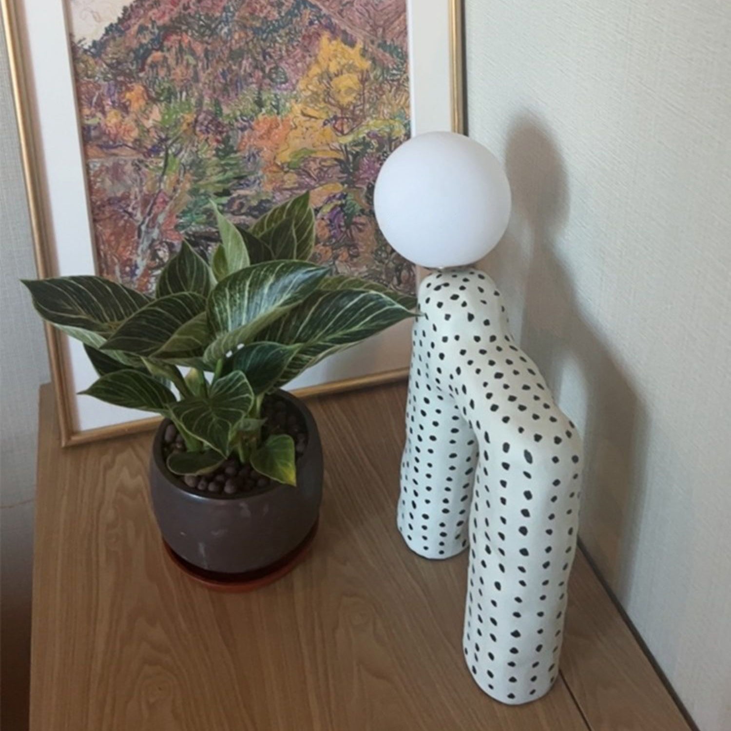 Zebra Table Lamp - Lamp Copper