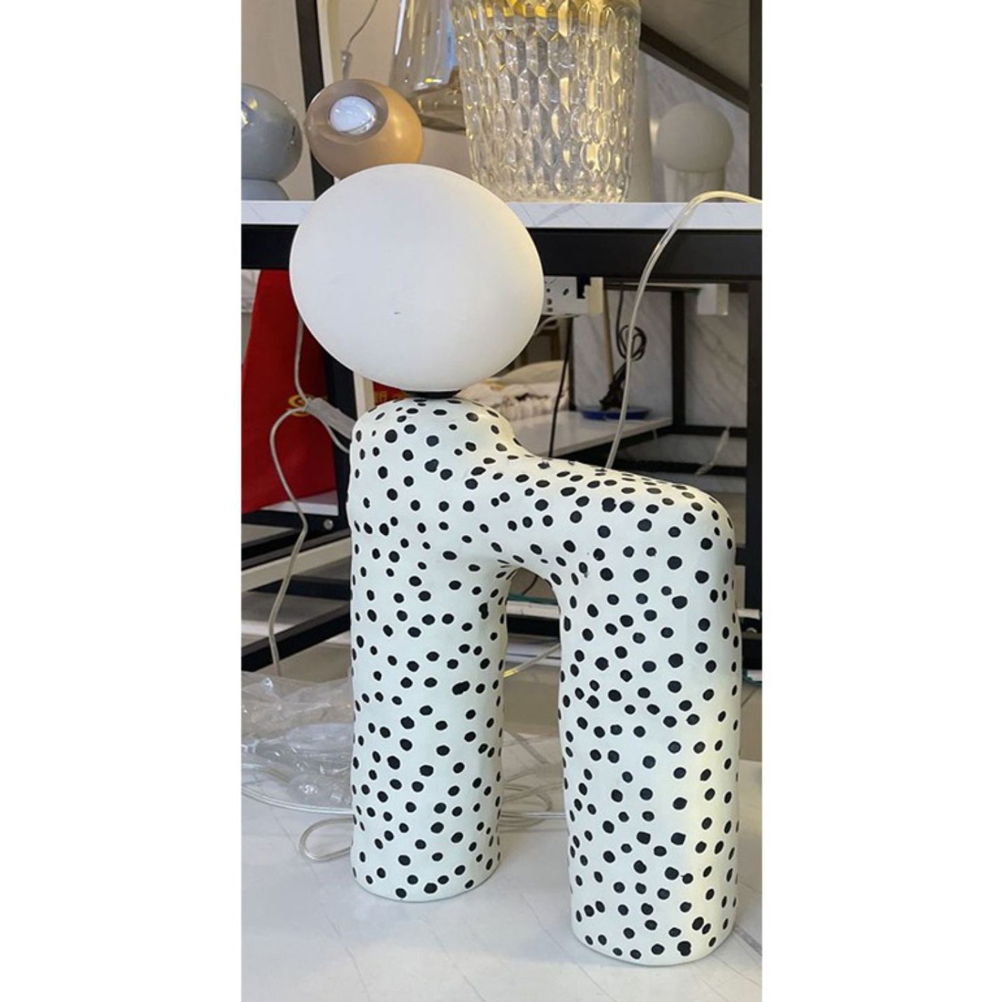 Zebra Table Lamp - Lamp Copper