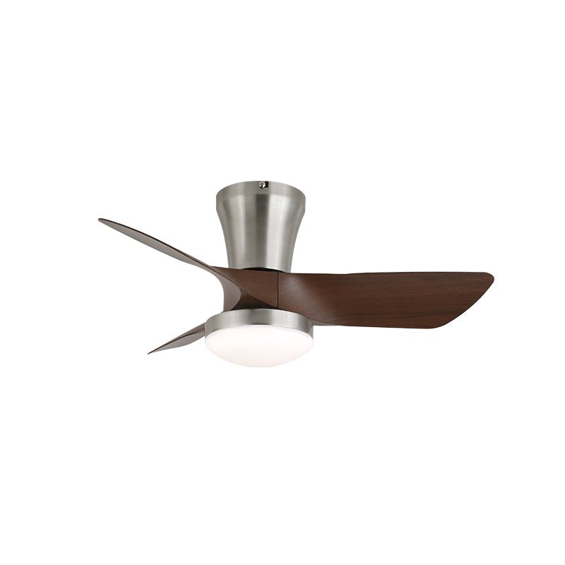 Ventilatore da Soffitto con Luce Luvora Minimalista in Legno