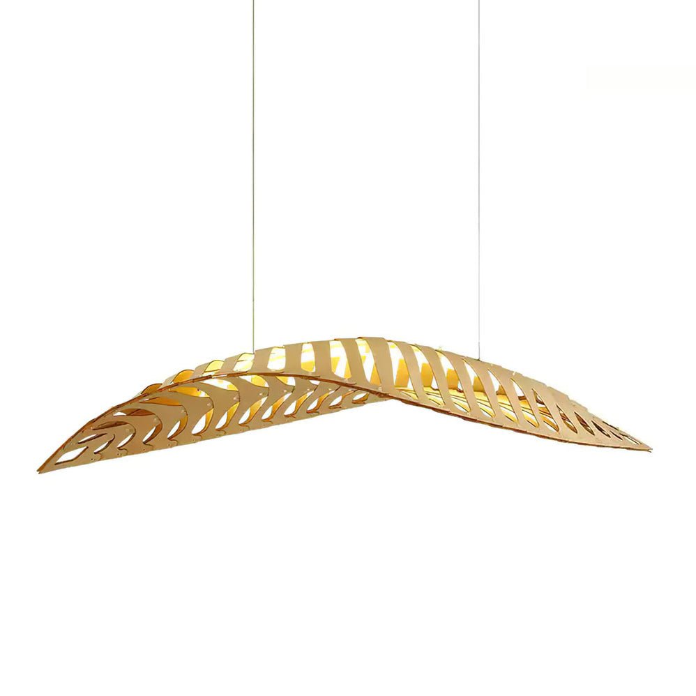 Veliren Leaf Wood Pendant Light - Blowlighting
