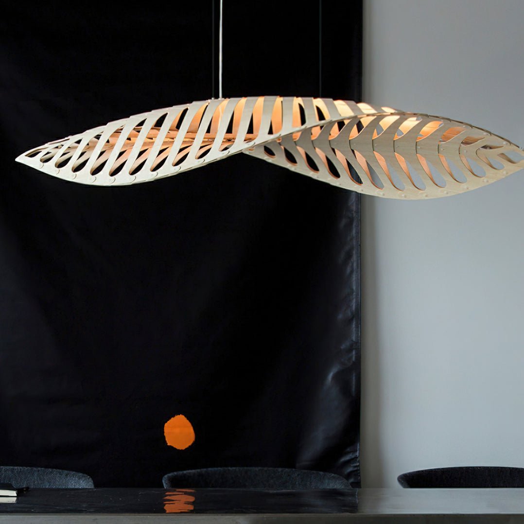 Veliren Leaf Wood Pendant Light - Blowlighting