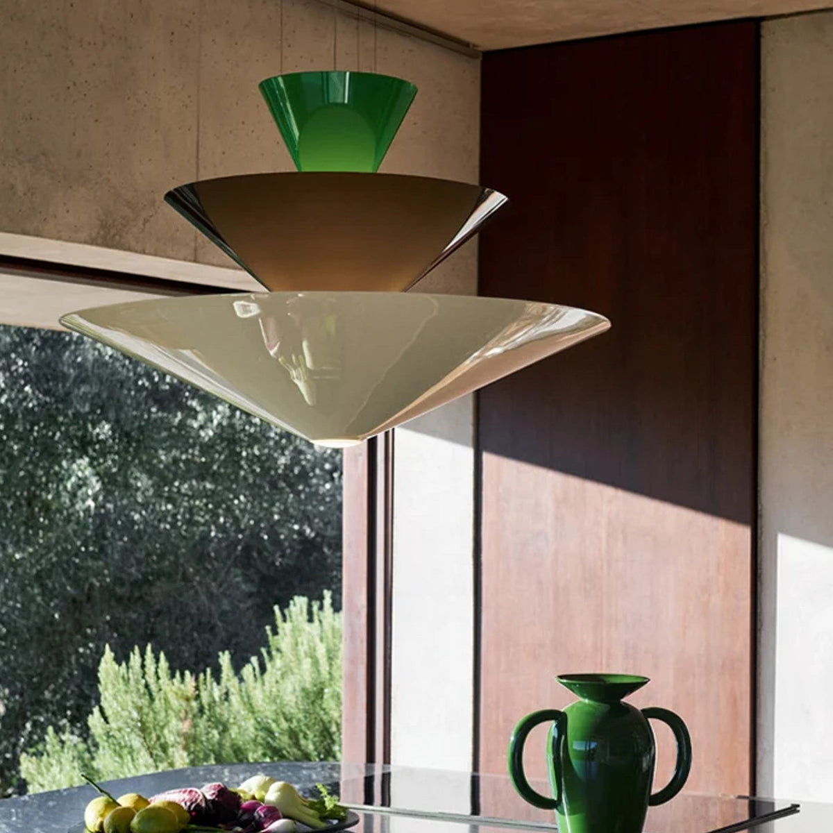 Pyramia Tiered Color Block Pendant Light - Blowlighting