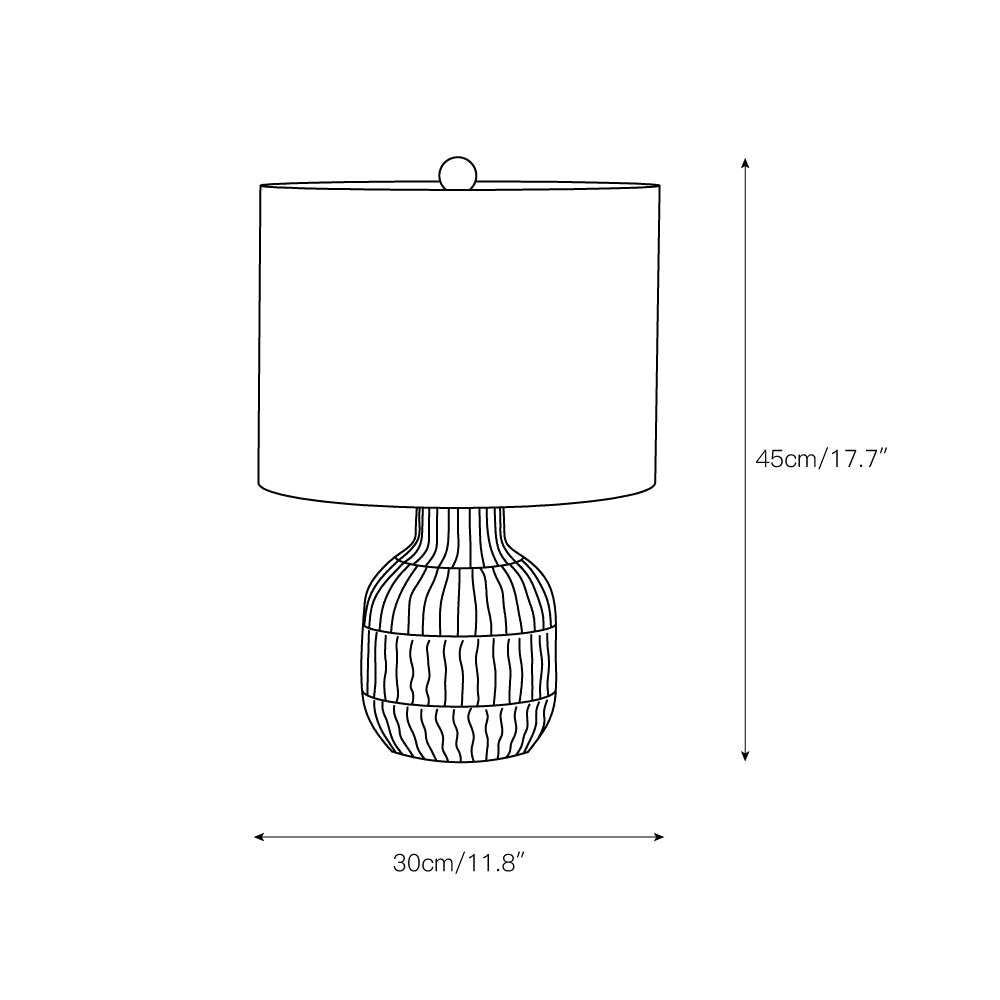 Zoya Table Lamp - Lamp Copper
