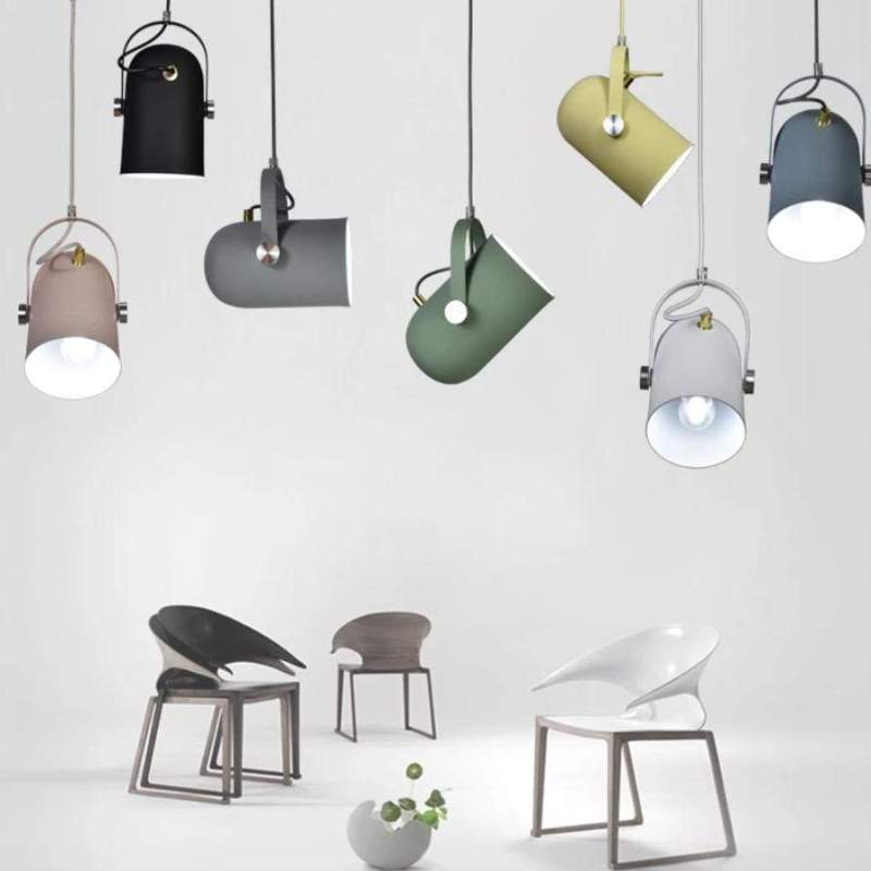 Morandi Moderno LED Metallo Lampade a Sospensione Angolo Regolabile Cucina Isola/Sala da Pranzo/Soggiorno