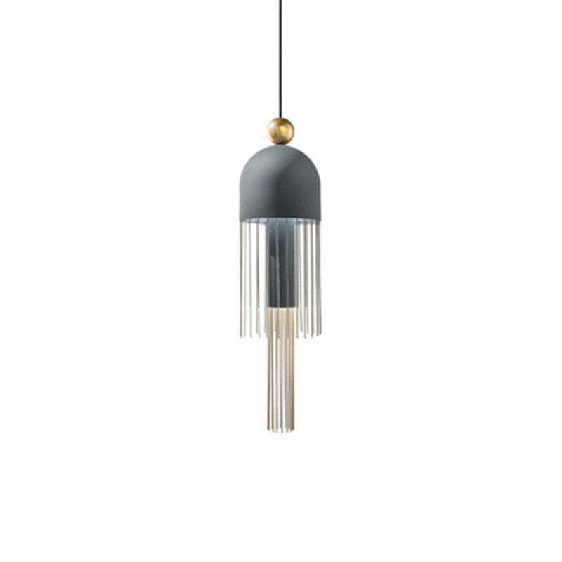 Colon Design LED Lampada a Sospensione Metallo Nappa Campanelli Eolici Moderna Soggiorno/Camera da Letto