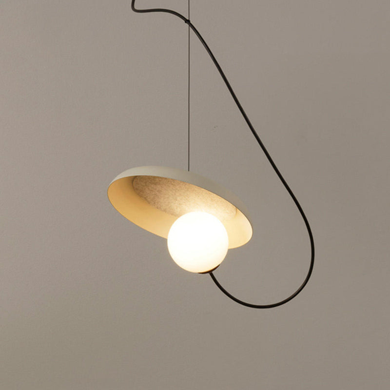 Avi Lampada a Sospensione Nero/Bianco/Rame Soggiorno Elegante Art Deco