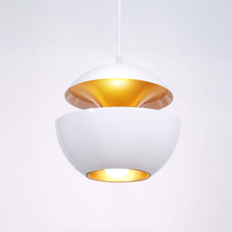 Arisha Moderno LED Urbano Lampade a Sospensione Metallo Nero/Bianco Soggiorno/Camera da Letto