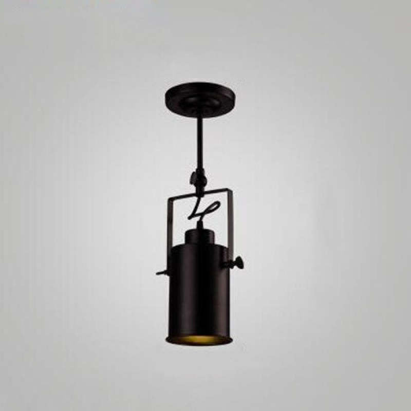 Silva Industriale LED Vintage Regolabile Plafoniere Nero Soggiorno/Camera da Letto