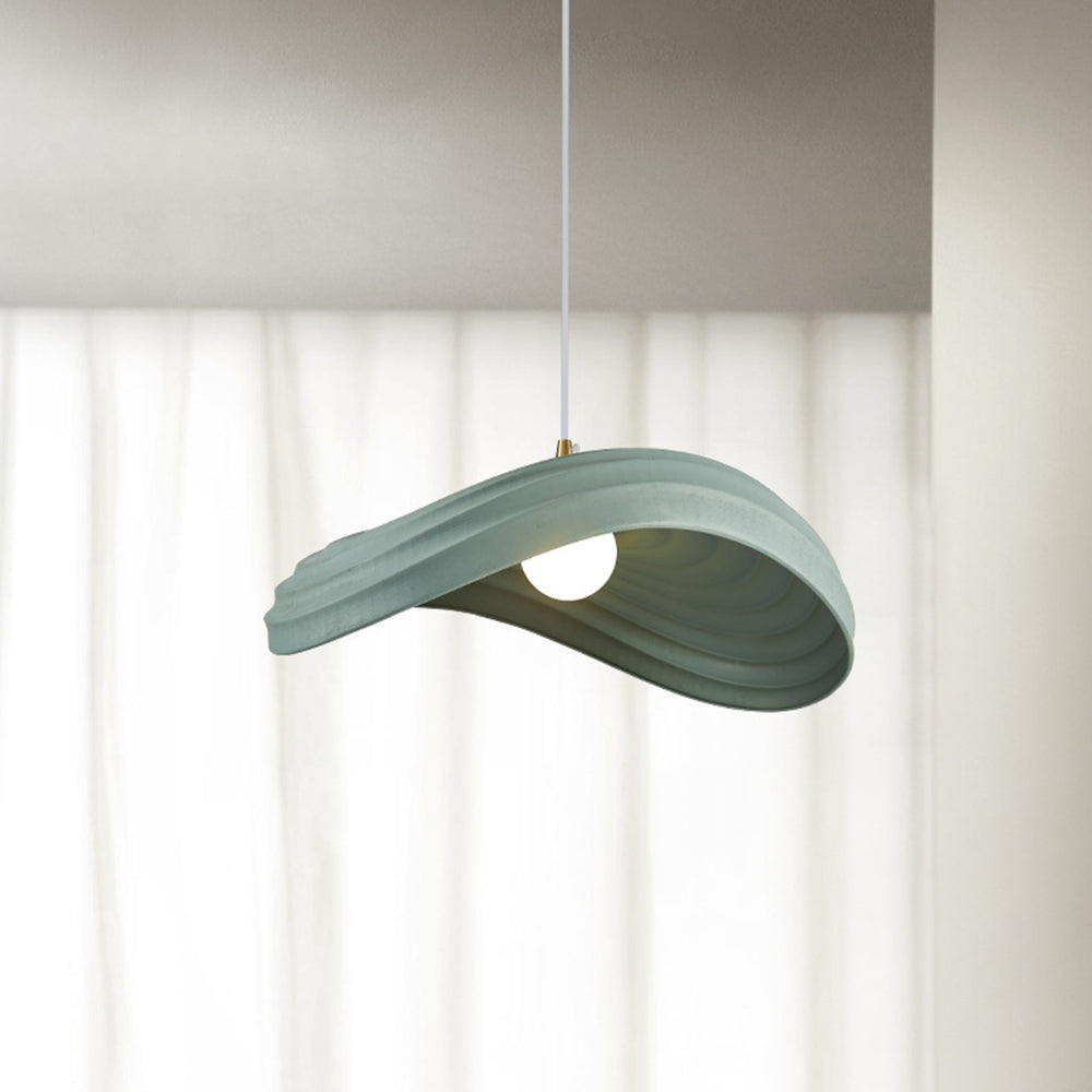 Ritta Lampade a Sospensione Resina/Metallo Wabi-Sabi Ondulazione Minimalista