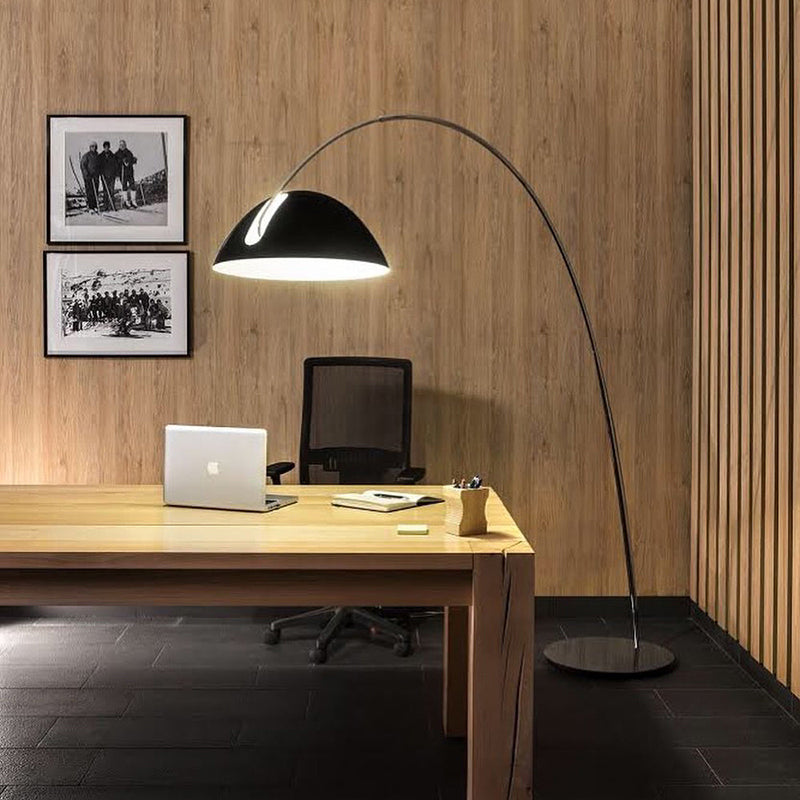 Avi Moderna LED Lampada da Terra Metallo Canna da Pesca Nero Soggiorno/Camera da Letto
