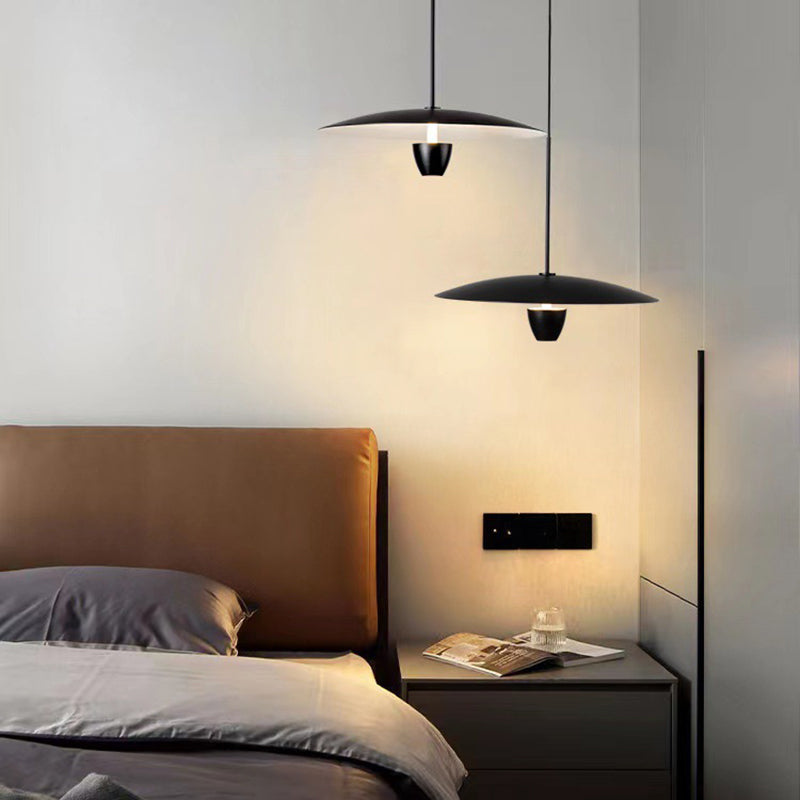 Arisha Moderno LED Lampada a Sospensione Metallo Nera Sala da Pranzo/Soggiorno/Camera da Letto