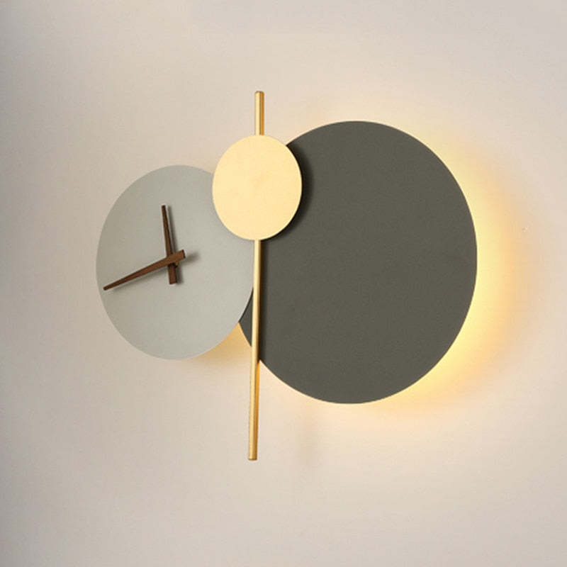 Arisha Moderno LED Orologio Design Applique da Parete Soggiorno/Camera da Letto