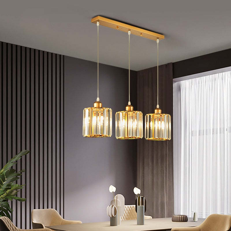 Herbert Moderna LED Lampada a Sospensione Vetro Cilindro Nero/Oro Grappolo Soggiorno/Camera da LettoSoggiorno/Camera da Letto