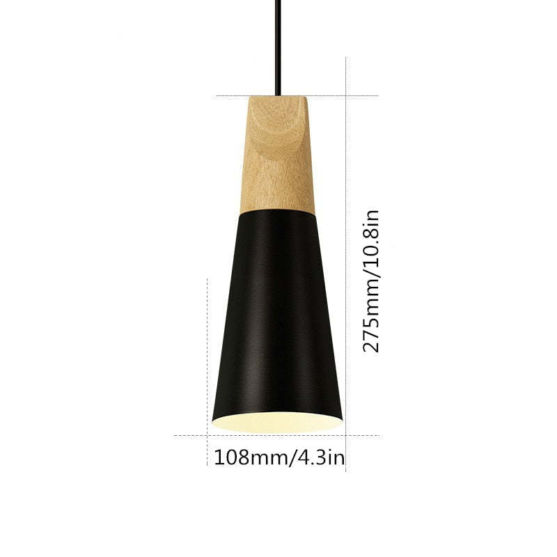 Valentina Moderno Semplice LED Lampada a Sospensione Multi-Forme Legno/Metallo Soggiorno/Camera da Letto/Cucina