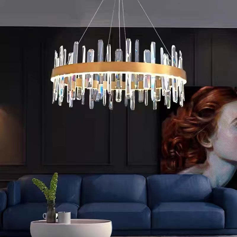 Marylin Moderno LED Lusso Lampadario Metallo Cristallo Soggiorno/Camera da Letto
