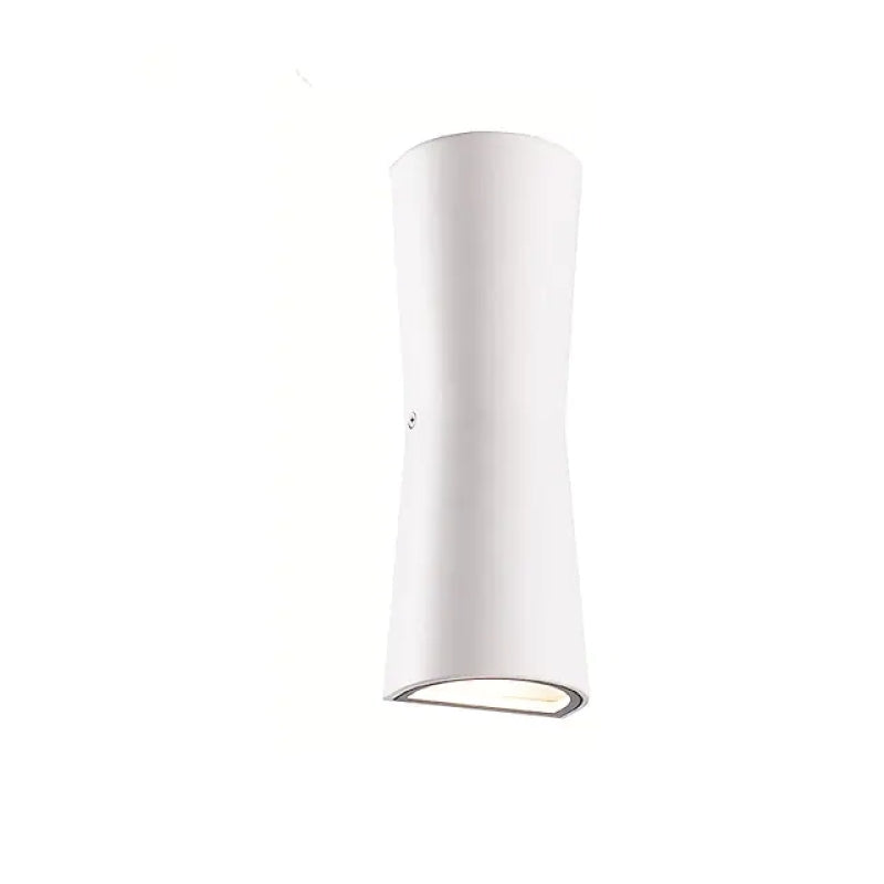 Ray Moderne LED Lampada da Esterno Metallo Nero/Bianco Torcia
