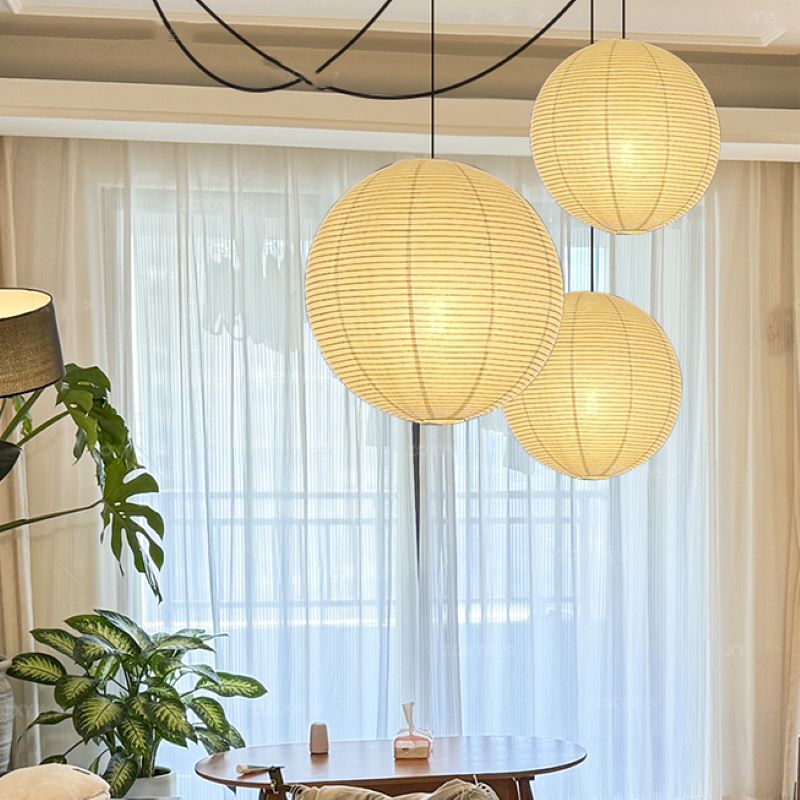 Ritta Globo Metallo Carta LED Lampade a Sospensione Soggiorno Camera da Letto
