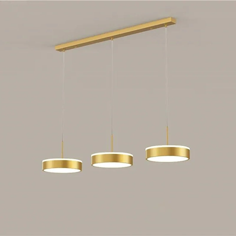 Arisha Moderni LED Lampade a Sospensione Metallo/Acrilico Nero/Oro Bar/Cucina
