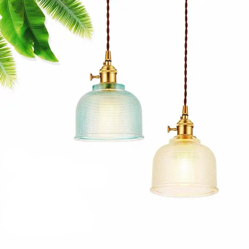 Valentina Colorato Arte Deco LED Lampade a Sospensione Vetro Camera da Letto