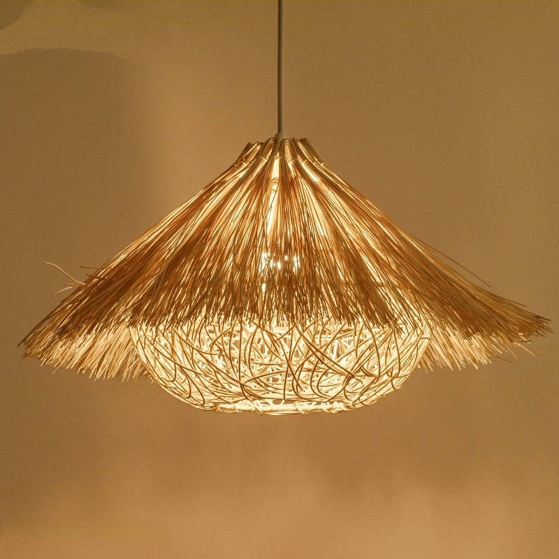 Muto Rattan Intrecciato a Mano Lampade a Sospensione