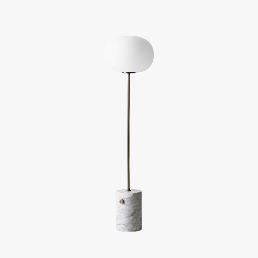 Valentina Lampade da Terra Moderno Globo Metallo Marmo Nero/Ottone