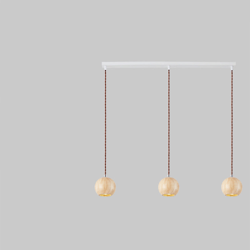 Muto Vintage Legno Sospensione Noce Soggiorno/Bar/Ristorante