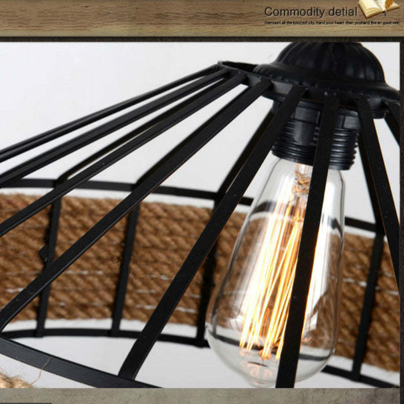 Alessio Design LED Lampada a Sospensione Metallo Nero Sala da Pranzo/Soggiorno/Camera da Letto