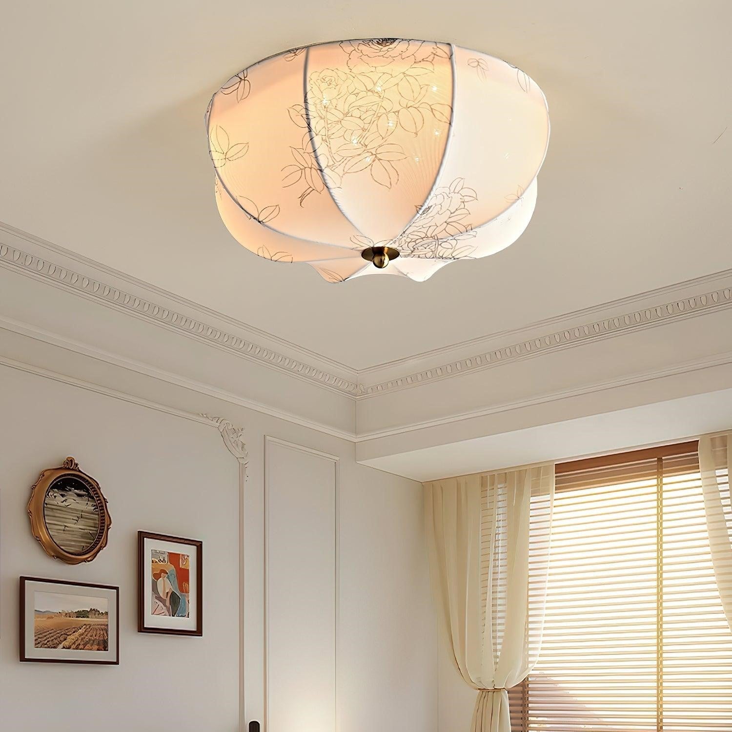 Ritta Retro Globo Metallo Stoffa LED Planiere Sala da Pranzo Camera da Letto