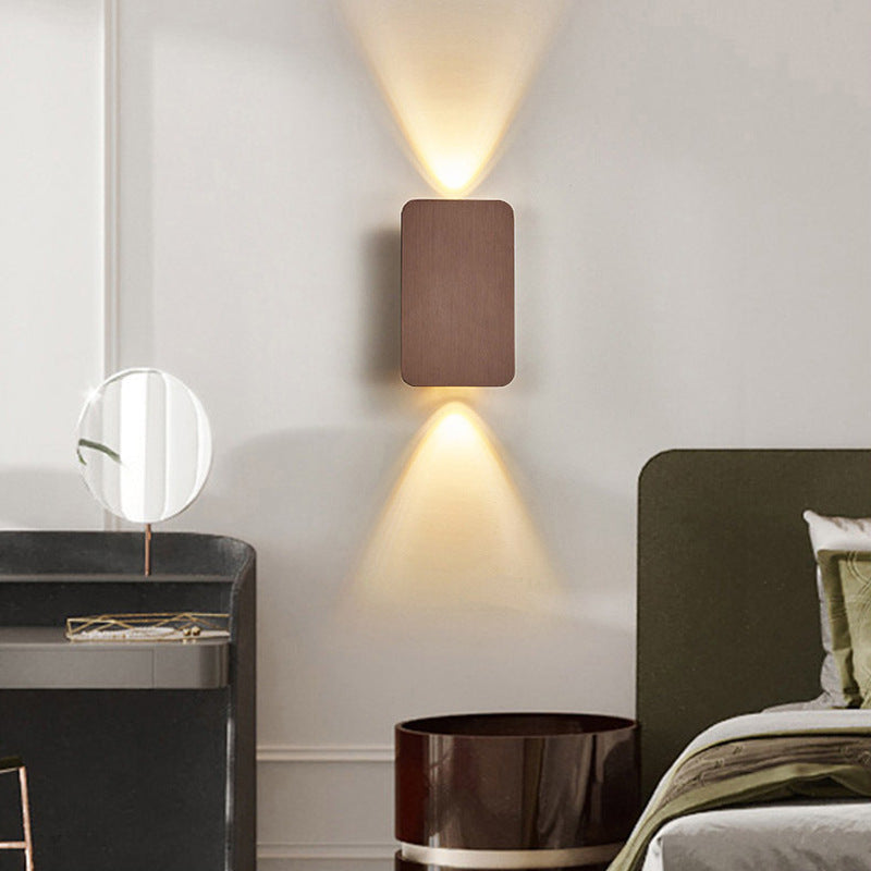 Muto Moderno Metallo Applique Oro/Nero/Marrone/Bianco/Grigio Camera da letto/Soggiorno