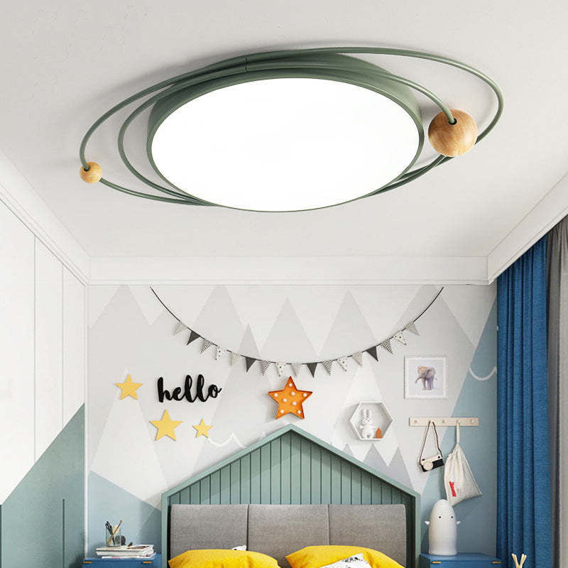 Arisha Moderne Design LED Plafoniere Metallo/Acrilico 5 Colori Galaxy Camera da Bambini