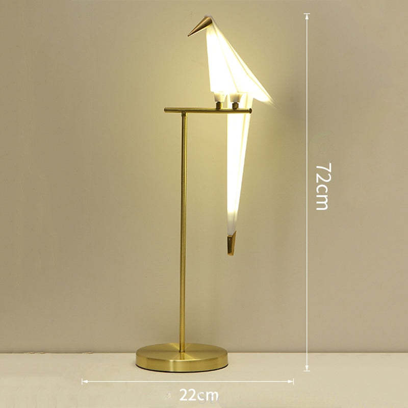 Clifford Moderno LED Design Lampada da Terra Oro Uccello Metallo Sala da Pranzo/Soggiorno/Camera da Letto