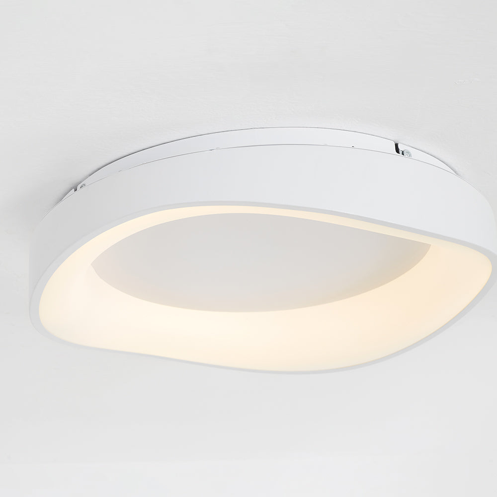 Arisha Moderna LED Irregolare Plafoniera Bianca Onda