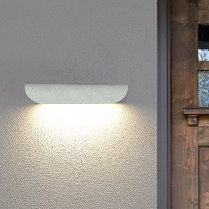 Ray Moderne LED Lampade da Esterno Nera/Bianca Curvo Impermeabile