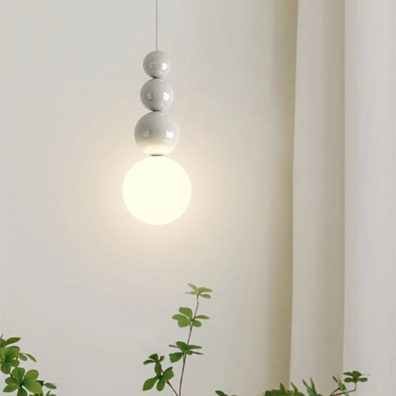 Valentina Moderno LED Metallo Sospensione Bianco Verde Rosso