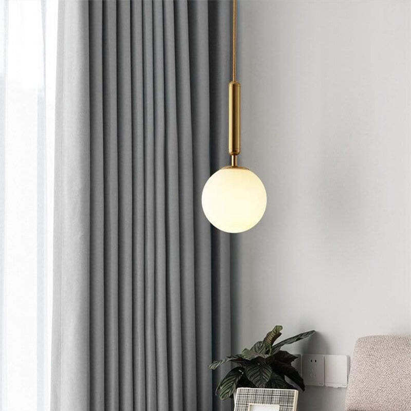 Valentina Moderno LED Vetro Palla Lampade a Sospensione Bianco/Chiaro