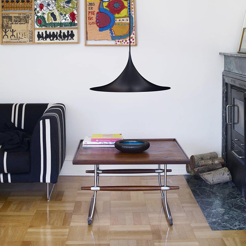 Arisha Moderna LED Minimalismo Classico Lampada a Sospensione Metallo Nero Soggiorno