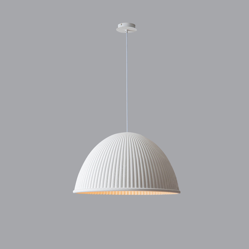 Valentina Lampada a Sospensione Moderna Semi Resina Grigio/Nero/Bianco Metallo