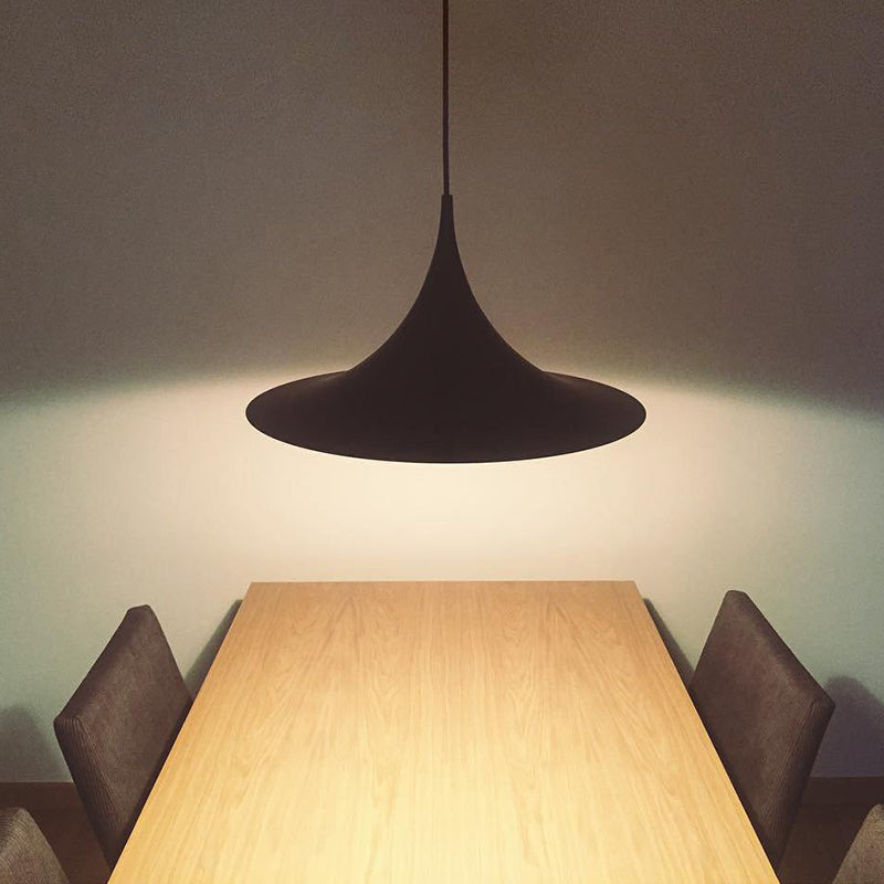 Arisha Moderna LED Minimalismo Classico Lampada a Sospensione Metallo Nero Soggiorno