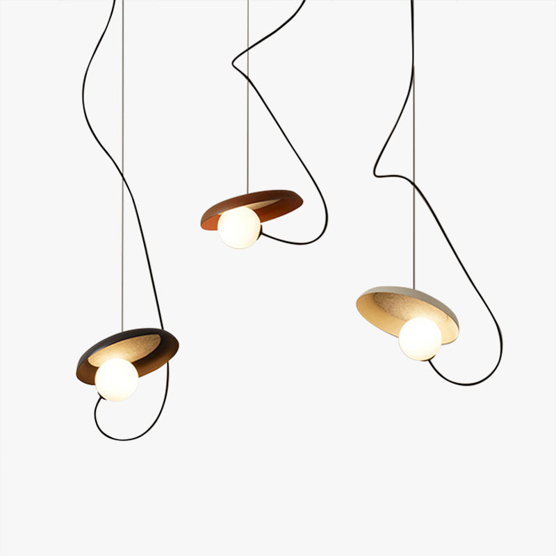 Avi Lampada a Sospensione Nero/Bianco/Rame Soggiorno Elegante Art Deco