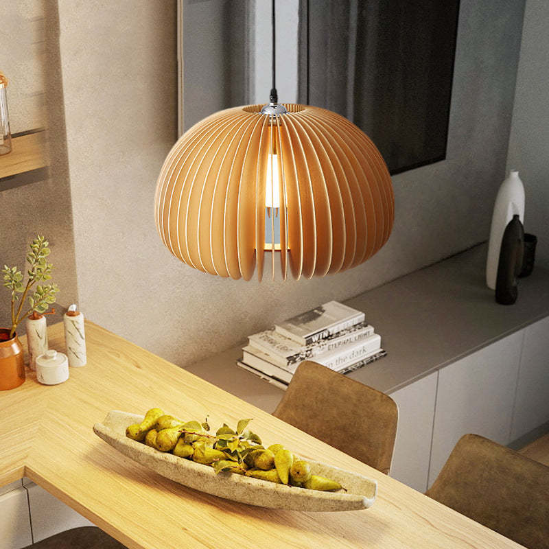 Ozawa Artificiale Metallo Legno Lampade a Sospensione Camera da Letto