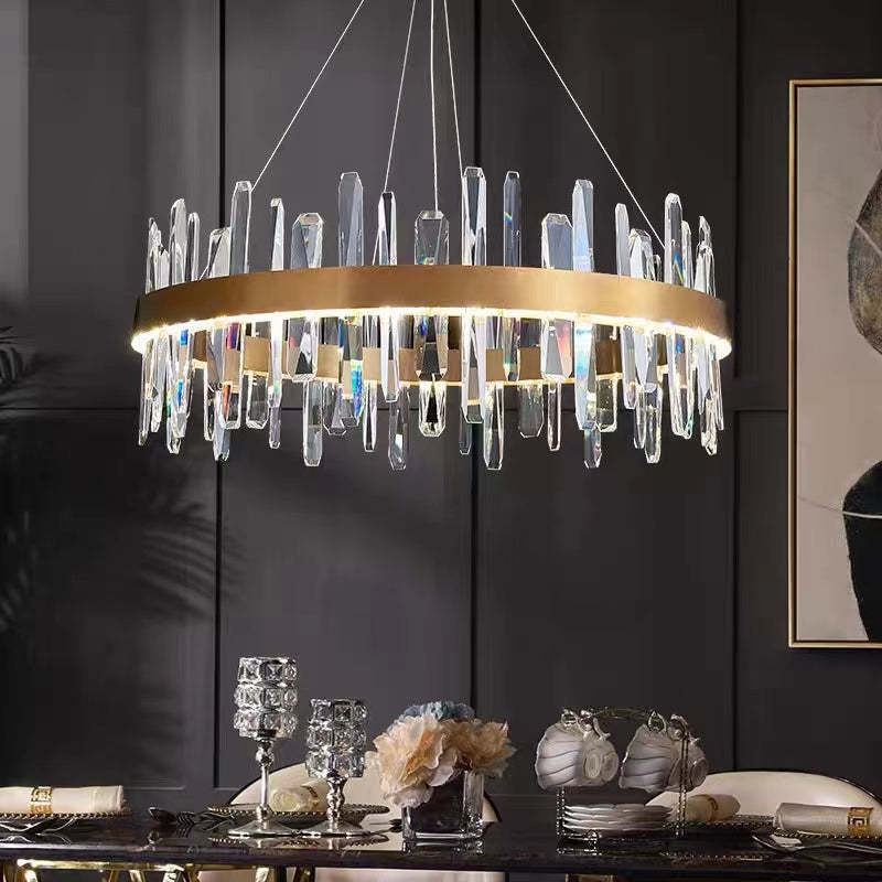 Marylin Moderno LED Lusso Lampadario Metallo Cristallo Soggiorno/Camera da Letto