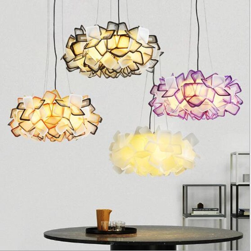 Aria Moderna LED Lampada a Sospensione Decorazione Floreale