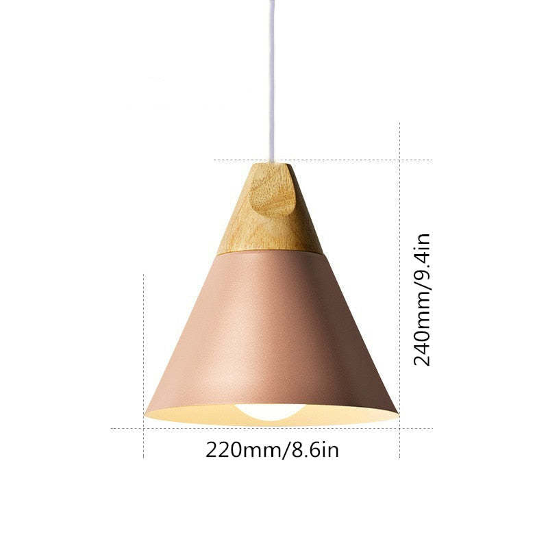 Valentina Moderno Semplice LED Lampada a Sospensione Multi-Forme Legno/Metallo Soggiorno/Camera da Letto/Cucina