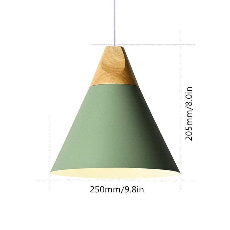 Valentina Moderno Semplice LED Lampada a Sospensione Multi-Forme Legno/Metallo Soggiorno/Camera da Letto/Cucina
