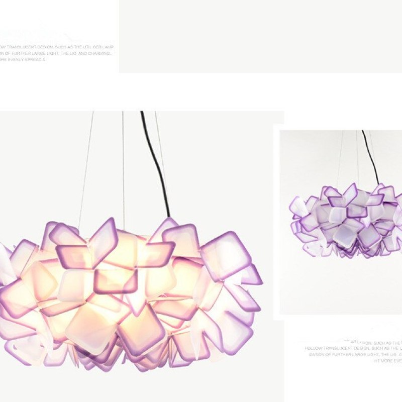 Aria Moderna LED Lampada a Sospensione Decorazione Floreale