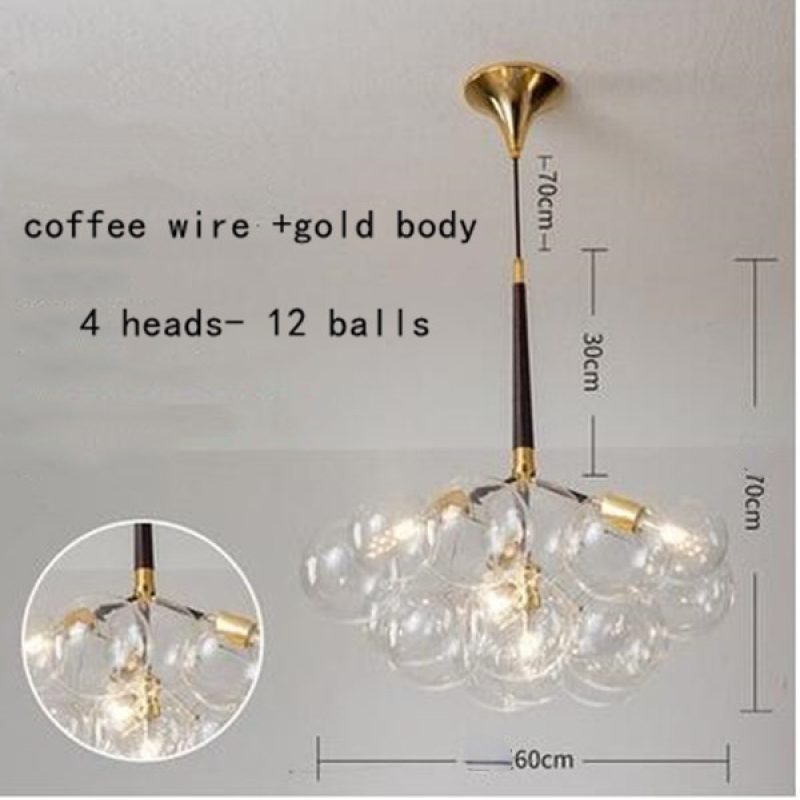 Valentina Decorativo LED Lampade a Sospensione Bianche/Nere/Caffè Bolle Soggiorno/Camera da Letto